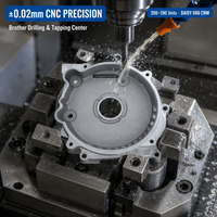 Cache-moteur en aluminium OEM moulé sous pression ADC12, testé CNC et étanche, certifié ISO 9001, pour groupe électrogène 2GF 2-2,8 kW