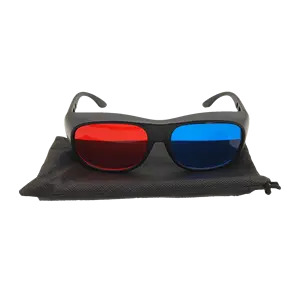 Custom Printing 3D Red Blue Glasses Movie for Protection