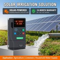 Variateur de fréquence pour pompe solaire 0,75KW 1,5KW 2,2KW VFD MPPT 220V Monophasé Contrôleur de moteur AC pour systèmes d'énergie solaire