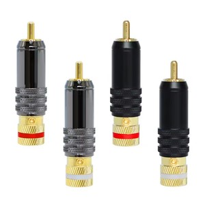Connecteur <span class=keywords><strong>jack</strong></span> <span class=keywords><strong>RCA</strong></span> grande taille en laiton et plaqué or Fiche <span class=keywords><strong>RCA</strong></span> mâle 9mm - Product Image 1