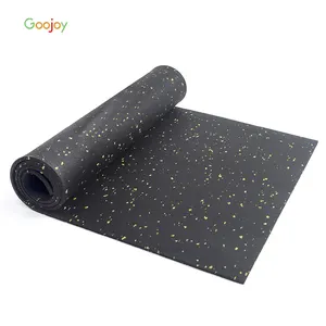 Customize Your Workout Space With Premium Black Rubber Gym Flooring Tiles Floor For Gym
