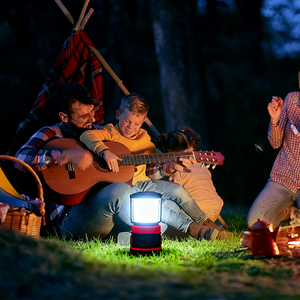 Lampada da campeggio ricaricabile portatile, 3600mAh, 5 modalità, adatta per attività all'aperto come interruzioni di corrente, campeggio ed escursionismo - Product Image 5