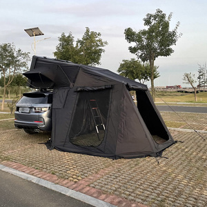Tente de Camping SUV universelle avec auvent spacieux, tente de voiture étanche, installation facile pour sac à dos, voyage en plein air, tente arrière de voiture  18