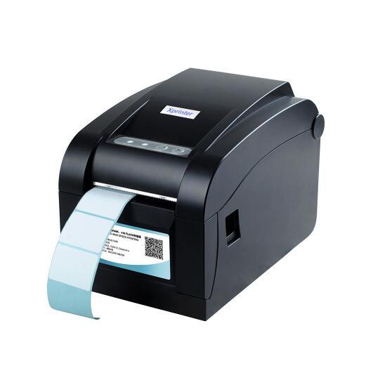 Two in One XP-350B/350BM 3 Inch 80 mm Direct Thermal Receipt and Barcode Printer USB+Serial+Lan