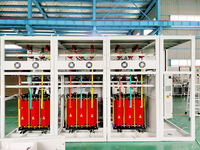 Banco de Condensadores 6.6kV 6% Reactor Armónico Sistema de Compensación de Energía Reactiva Kvar para Medio Voltaje