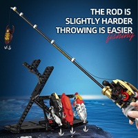 Modèle de canne à pêche Angler 425 pièces, moulinet fonctionnel, leurres, briques de construction, jouet technique de collection, cadeau pour enfants de 5 à 7 ans