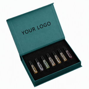 Caja de Embalaje de Cartón Magnética Rectangular con Forma de Libro, con Esponja en Relieve para Cosméticos, Suplementos y Aceites Esenciales, Venta al Por Mayor - Product Image 1