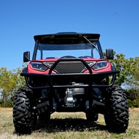 UTV électrique agricole 4x4 automatique 10KW de haute qualité, homologué pour la route, pour la chasse, buggy tout-terrain côte à côte avec certifications CEE