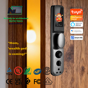 <span class=keywords><strong>NB</strong></span> Moteur Tuya WiFi Reconnaissance faciale Serrure de porte Poignée intelligente Accès sans clé Contrôle APP Design moderne pour hôtels appartements - Product Image 3