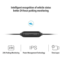 Kit de câblage rigide noir 12V 12W 3m avec chargeur de voiture Micro USB-C pour caméra embarquée DVR DDPAI Mini 5/Min 3/Z40/Z50