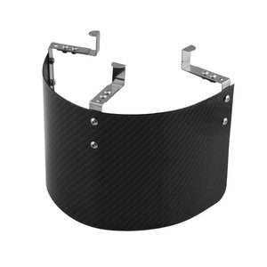 Carbon Fiber Air Filter Cover With Mounting <b>Hardware</b> For Retrofit Upgrade 304 Stainless Steel AF017 C - Product Image 2