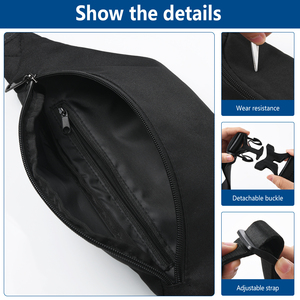Riñonera Deportiva Mini Morada Personalizada, Bandolera, Riñonera para Correr, con Impresión por Sublimación, Impermeable, Unisex - Product Image 4