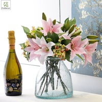 Hot Selling Hochwertige 37cm künstliche Lilie Blume Real Touch Hochzeit Home Decoration Tisch Mittelstück