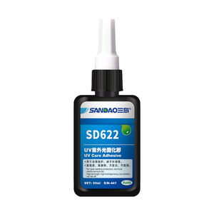 <span class=keywords><strong>Colle</strong></span> UV transparente et sans trace, durcissable aux UV, acrylique, métal, plastique, ABS PC, plexiglas, adhésif sans ombre à séchage rapide - Product Image 2