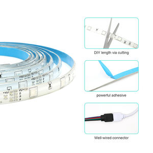 Tira de Luces <span class=keywords><strong>LED</strong></span> 5050 <span class=keywords><strong>Ksipze</strong></span> de 100 pies con Cubierta, Control Remoto <span class=keywords><strong>RGB</strong></span>, Música, para Habitación - Product Image 4