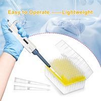 Embouts de pipette universels à faible rétention, 100 µl, stériles, sans DNase, sans RNase, sans pyrogène, 96 embouts par support