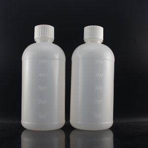 Vide En Plastique 500ml flacons de <span class=keywords><strong>Polyéthylène</strong></span> Haute Densité Laboratoire Réactif Chimique Liquide Conteneur De Stockage - Product Image 1