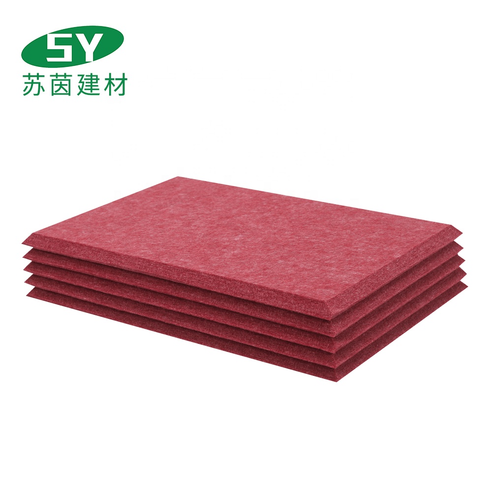 Звукоизоляция домашних животных деревянный шпон домашний Настенный декор полиэстер Войлок панель потолок водонепроницаемый