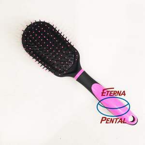 MJHB-001 all'ingrosso spazzola per capelli in Nylon Pin Base in gomma PP e manico in ABS spazzola per capelli personalizzata - Product Image 3