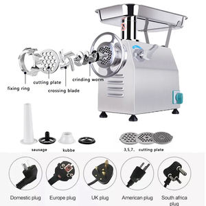 مفرمة لحم إيطالية احترافية للاستخدام التجاري طراز YK-22C | بقوة عالية 1100 واط، وشفرة من الفولاذ المقاوم للصدأ | سهلة التنظيف ومتينة - Product Image 2