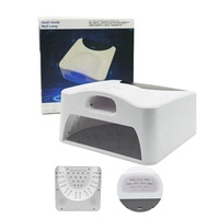 Lampe à ongles UV LED 2 en 1, double couche, double zone, séchage rapide, 4 réglages de minuterie, capteur intelligent