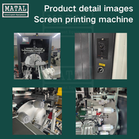 Imprimante d'étiquettes automatique haute vitesse à 8 stations pour gobelets en plastique avec machine de sérigraphie