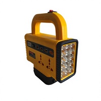 Convertisseur d'alimentation intelligent portable jaune multifonction avec port USB Type-C pour la maison, l'extérieur, alimentation de secours par batterie au lithium