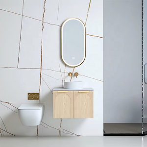 Mueble <span class=keywords><strong>de</strong></span> Baño <span class=keywords><strong>de</strong></span> PVC Impermeable, Moderno y Duradero, <span class=keywords><strong>de</strong></span> Alta Calidad para Hotel, <span class=keywords><strong>con</strong></span> Lavabo <span class=keywords><strong>de</strong></span> Cerámica y Desagüe <span class=keywords><strong>de</strong></span> Cobre, Venta al Por Mayor - Product Image 5