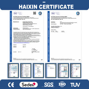 Hubei Haixin masker medis tipe IIR, masker wajah sekali pakai warna-warni dengan dasi 3 lapis kualitas tinggi pabrik grosir - Product Image 6