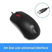 Souris optique filaire USB ergonomique Lingdu Shijia pour le gaming, idéale pour les cadeaux transfrontaliers et la vente en gros de périphériques informatiques en Chine – Modèle officiel