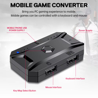 Clavier, souris et convertisseur TWOLF TF950 5 en 1, tapis de souris, support de téléphone, combos pour jouer aux jeux sur téléphone