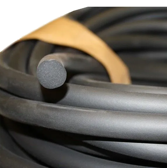 Customized Black round foam seal strip EPDM sponge rubber cord