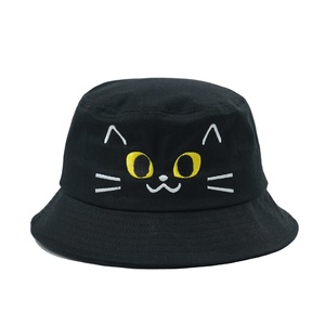 Sombrero de Sol con Logotipo Bordado Personalizado de Alta Calidad para Bebés, Niños y Adultos - Sombrero de Pescador a la Moda con Diseño de Hojas y Letras de Dibujos Animados, 100% Algodón - Product Image 3