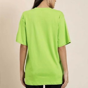 เสื้อยืดผู้หญิงผ้าฝ้าย 100% เสื้อยืดผู้หญิงแบบ OEM ไซส์ใหญ่ ขายส่งจากโรงงาน เสื้อยืดผู้หญิงสกรีนโลโก้ตามสั่ง - Product Image 5