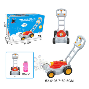 Toddler Bubble <strong>Lawn</strong> <strong>Mower</strong> Outdoor Bubble Blower Machine 1-Year-Old Boys' Push <strong>Toy</strong> Gift Made Durable Plastic for Easter Summer - Product Image 1