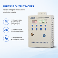 Controlador de Alarma de Gas Industrial Comercial CAATM con Pantalla LED de Concentración y Comunicación RS485 para Sistema de Seguridad de Gas