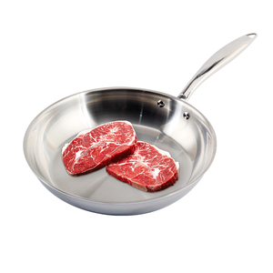 Ensemble de casseroles Wellway au design classique, triple couche, en acier inoxydable, 10 pièces, revêtement en titane, durable, passe au lave-vaisselle, compatible induction - Product Image 4