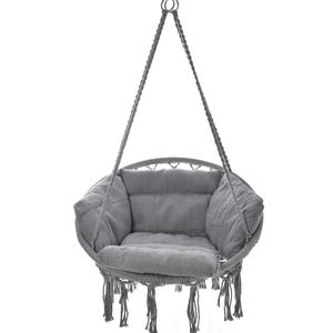 Hamaca de cuerda moderna <span class=keywords><strong>para</strong></span> patio al aire libre, silla colgante con material de cuerda de algodón <span class=keywords><strong>para</strong></span> <span class=keywords><strong>sala</strong></span> de estar, muebles de patio - Product Image 6