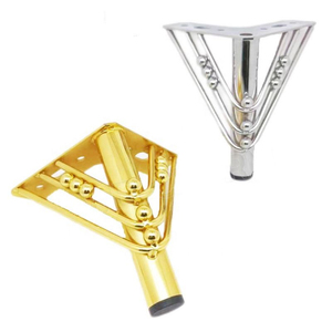 Lusso moderno elegante divano in metallo oro gambe pesanti semplici accessori mobili per sala da pranzo camera da letto Hotel camera da letto - Product Image 4