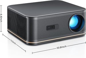 โปรเจคเตอร์พกพา 4k สมาร์ทโฮมวิดีโอ โปรเจคเตอร์แอลอีดี ระบบแอนดรอยด์ - Product Image 2