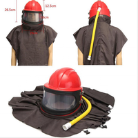 Nouveau casque de sécurité pour sablage portable en ABS/PE avec tuyau