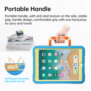 เคสแท็บเล็ตสำหรับเด็ก HGD แบบหลายอุปกรณ์ ผลิตจากวัสดุ EVA ซิลิโคน ป้องกันการกระแทก สำหรับ <span class=keywords><strong>iPad</strong></span> Air <span class=keywords><strong>Pro</strong></span> 11 นิ้ว <span class=keywords><strong>2022</strong></span> (รุ่นที่ 10) <span class=keywords><strong>iPad</strong></span> (A16) 11 นิ้ว 2025 - Product Image 2