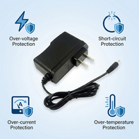 Adaptateur secteur OEM ODM 12V 1A AC/DC 12V 1000mA 5,5 mm*2,1 mm à montage mural, prise US, alimentation 12W, adaptateur 12V 1A pour humidificateur