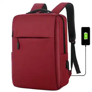 Klasik tasarım öğrenci okul çantaları Unisex kapasiteli deri ofis bilgisayar çantası naylon Anti hırsızlık özel Laptop sırt çantası