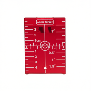 Herramienta de nivelación láser con objetivo rojo, rejilla de medición y base magnética para una alineación precisa en construcción y bricolaje - Product Image 2