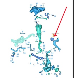 ปลอกยึดปีกนกบูชช่วงล่างสำหรับรถ <span class=keywords><strong>Audi</strong></span> Porsche A4 A6บูช4H0407183C <span class=keywords><strong>Q5</strong></span> 4H0407515B บูชแชสซี - Product Image 6