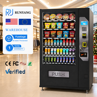 Máquinas Expendedoras Inteligentes Personalizadas RUNYANG para Snacks y Bebidas con Pantalla LCD y Monitoreo Remoto por Wi-Fi/4G