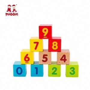 50 Piezas de Juguetes de Madera para Contar Números, Bloques de Construcción Educativos para Niños de 1+ Años - Product Image 2