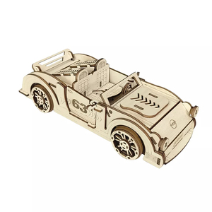 Iiecreate Tùy Chỉnh <span class=keywords><strong>Amazon</strong></span> Lắp Ráp Tay Mô Hình Bằng Gỗ Câu Đố Roadster Mô Hình 3D Gỗ Xe Đồ Chơi Câu Đố Cho Trẻ Em - Product Image 1