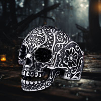Nouveau Design Senior hommes Viking anneau 316 acier inoxydable motif géométrique Hip Hop Punk Rock bijoux accessoire pour les fêtes